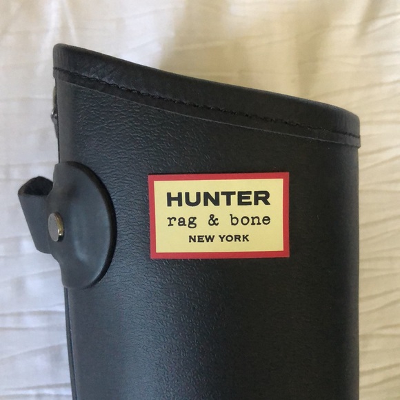 Hunter X Rag & Bone black rubber rain boots - Picture 3 of 8